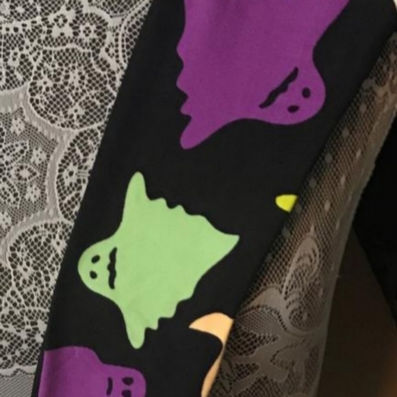 HALLOWEEN -S/M Kids Leggings NWOT - Picture 3 of 4